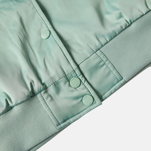 VANS范斯2025女子RIROO CROPPED BASEBALL JACKET薄棉服VN000SPWEMW