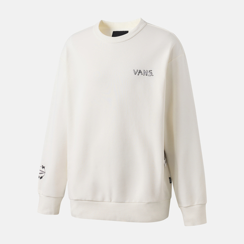 VANS范斯2025男子RIROO GFX CREW针织无帽卫衣VN000TRRFS8