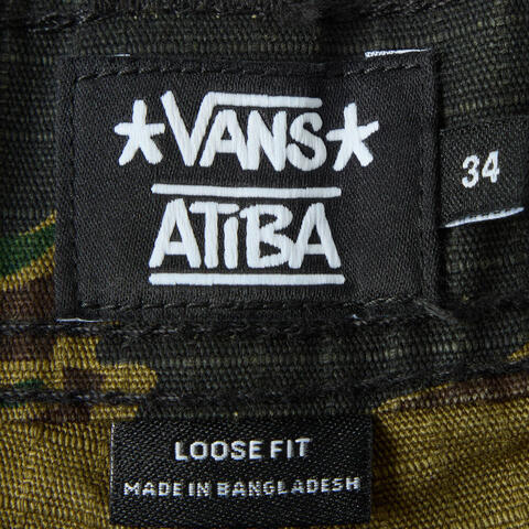 VANS范斯2025男子Skate Loose Atiba Haze Cargo梭织长裤VN000Q7429B