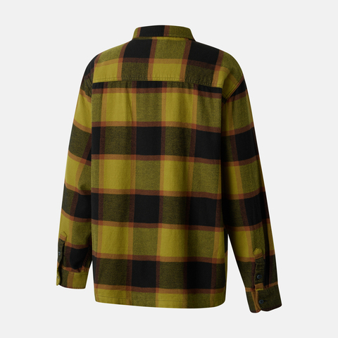 VANS范斯2025男子Larkspur Plaid Flannel梭织长袖衬衫VN000P7ZF0H