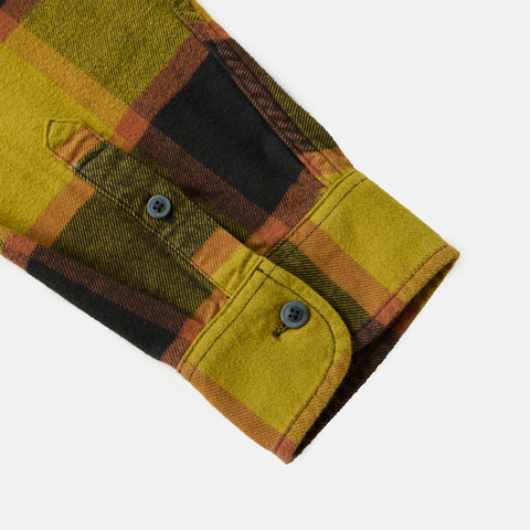 VANS范斯2025男子Larkspur Plaid Flannel梭织长袖衬衫VN000P7ZF0H