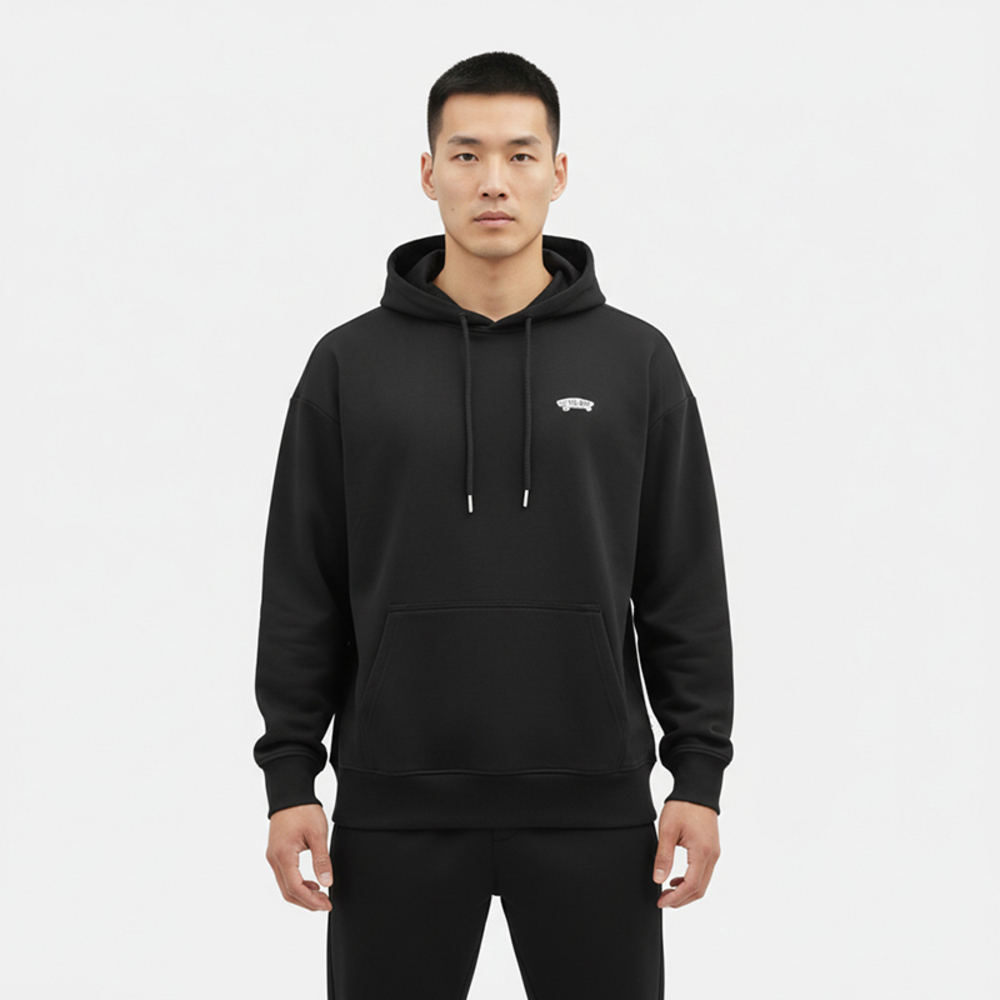 VANS范斯2025男子HANAI GFX HOODIE针织连帽卫衣VN000TRJBLK