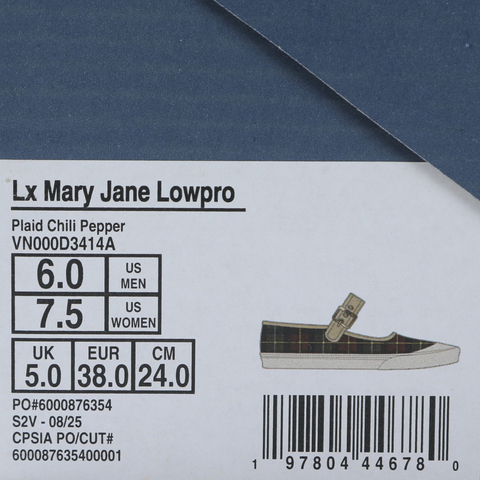 VANS范斯2025女子LX Mary Jane LowproCLVN000D3414A