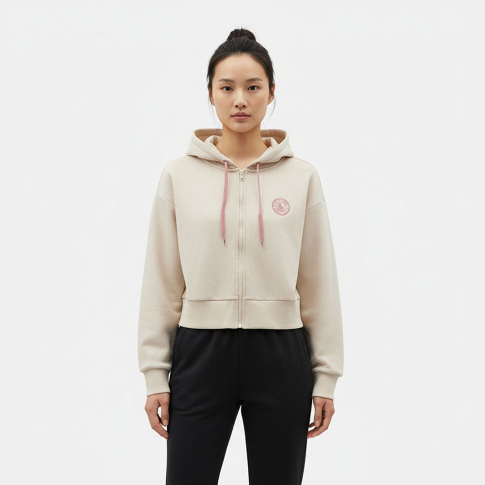 VANS范斯2025女子BOARD CROPPED HOODIE针织连帽卫衣VN000SPK2N1