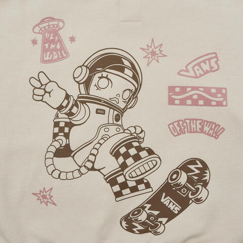 VANS范斯2025女子BOARD CROPPED HOODIE针织连帽卫衣VN000SPK2N1