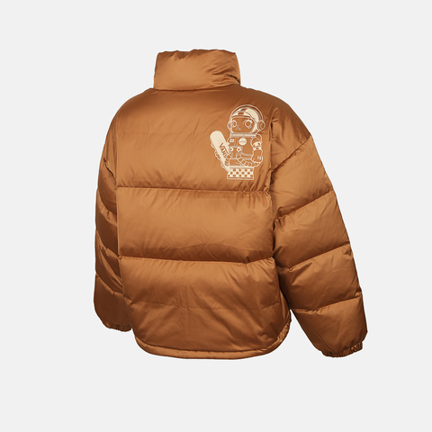 VANS范斯2025女子HEAD PATCH CROPPED PUFFER薄羽绒服-短VN000SPJGWT