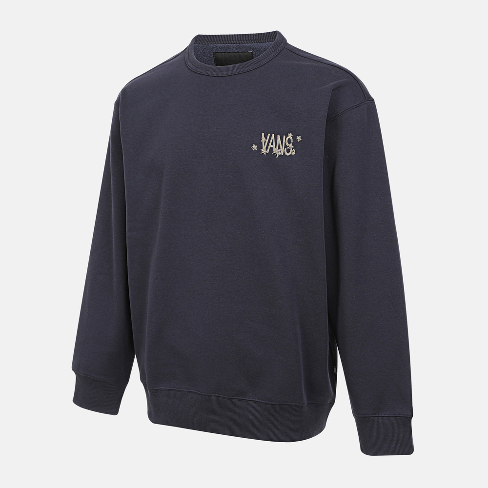 VANS范斯2025男子STAR EYE CREW针织无帽卫衣VN000QRMJDU