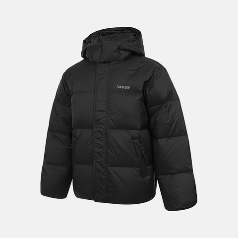 VANS范斯2025男子ZIP POCKET PUFFER薄羽绒服-短VN000RVTBLK