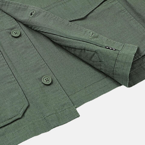 VANS范斯2025男子Skate Atiba Haze Military Overshirt梭织长袖衬衫VN000R38EN6