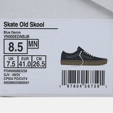 VANS范斯2025中性Skate Old SkoolCLVN000EDNBJB