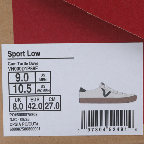 VANS范斯2025中性Sport Low其他系列VN000D1P89F
