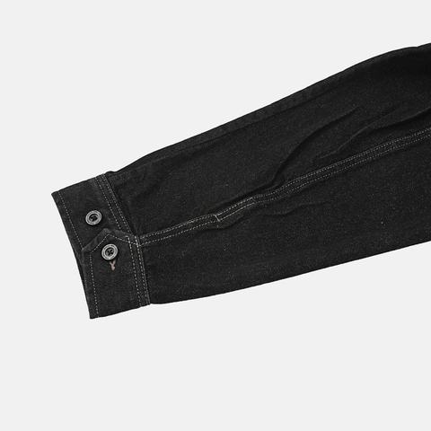 VANS范斯2025男子DENIM LOGO SHACKET梭织连帽外套VN000W54Q47