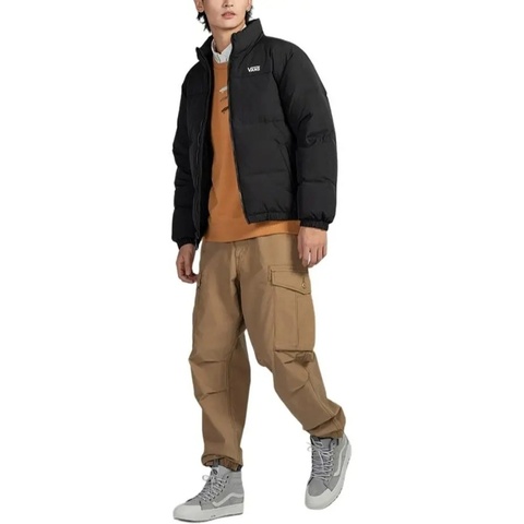 VANS范斯2025男子SHORT BLOCKING PUFFER厚羽绒服-短VN000P30BLK