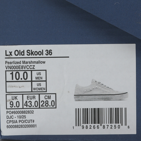 VANS范斯2025中性LX Old Skool 36CLVN000E8VCCZ