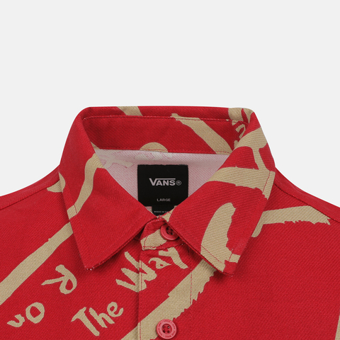 VANS范斯2025男子AP BOLIN AOP SHACKET梭织无帽外套VN000X2V14A