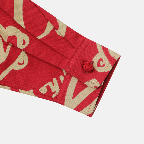 VANS范斯2025男子AP BOLIN AOP SHACKET梭织无帽外套VN000X2V14A