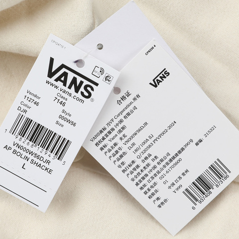 VANS范斯2025男子AP BOLIN SHACKET梭织无帽外套VN000W56DJR