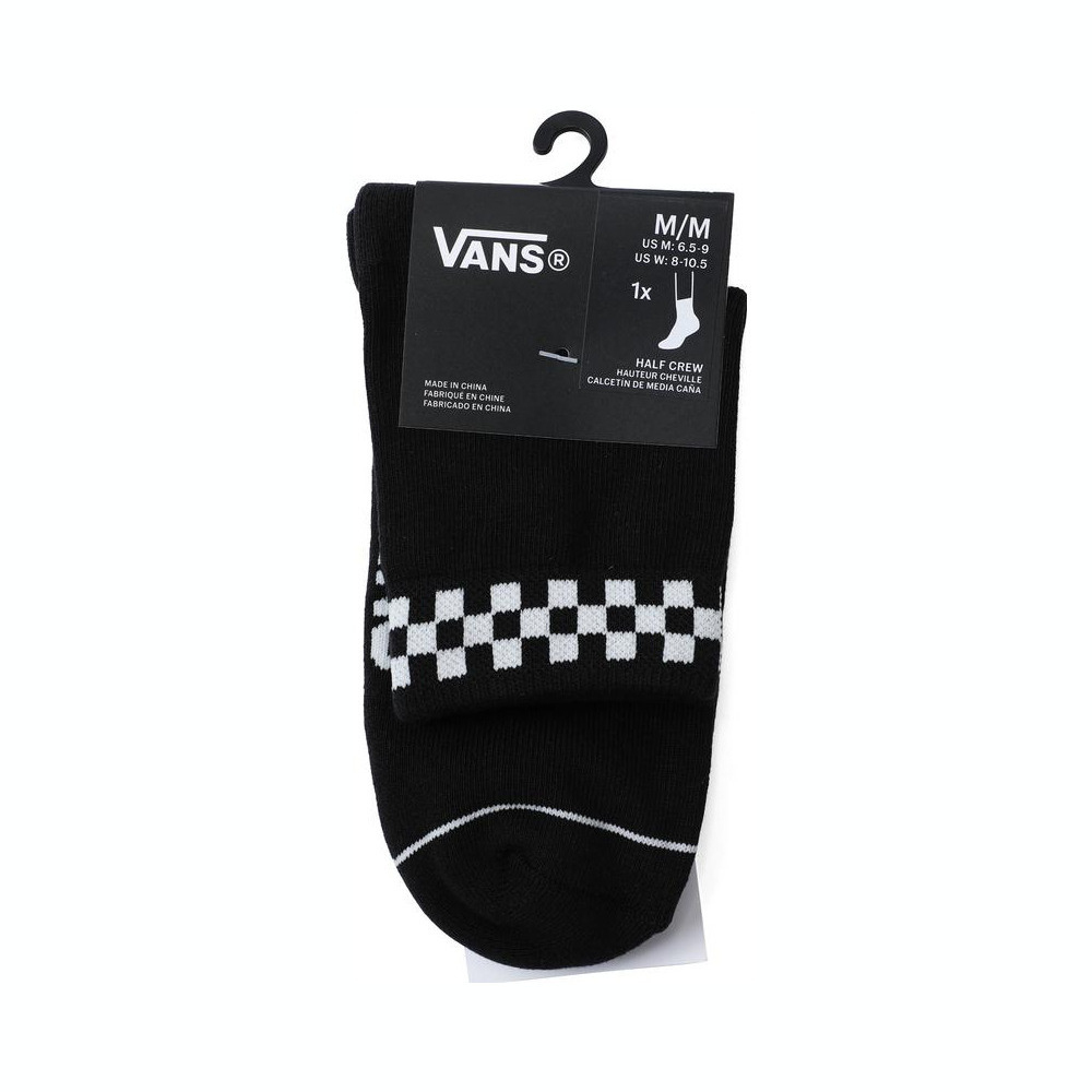 VANS范斯2026中性Peek-A-Check Half Crew其他袜VN000QBKBLK
