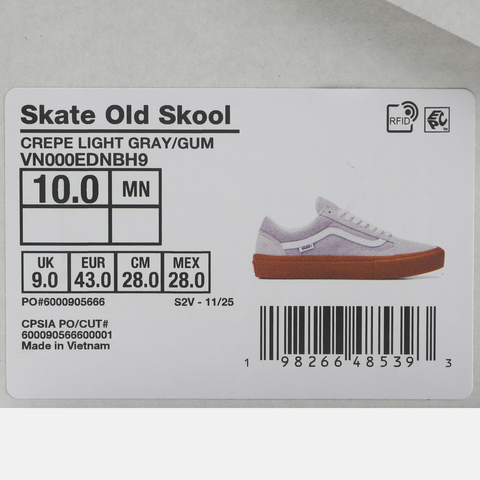VANS范斯2026中性Skate Old SkoolCLVN000EDNBH9