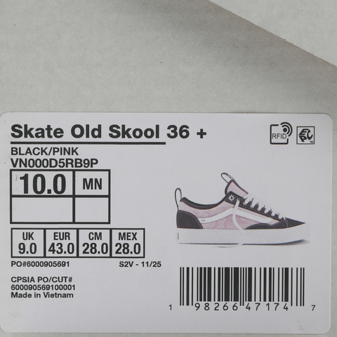 VANS范斯2026中性Skate Old Skool 36 +CLVN000D5RB9P