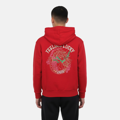 VANS范斯2026女子HORSE CNY W HOODIE针织连帽卫衣VN000THE14A