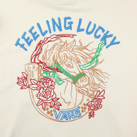 VANS范斯2026女子HORSE CNY W HOODIE针织连帽卫衣VN000THEDJR