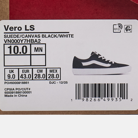 VANS范斯2026男子Vero LSCLVN000Y7HBA2