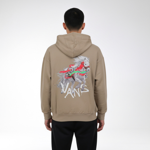 VANS范斯2026男子HORSE CNY ZIP HOODIE针织连帽卫衣VN000TJ01O3