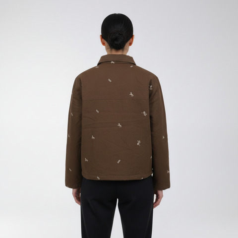 VANS范斯2026女子HORSE CNY W CHORE JKT梭织无帽外套VN000THDGMK