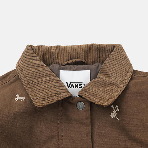 VANS范斯2026女子HORSE CNY W CHORE JKT梭织无帽外套VN000THDGMK