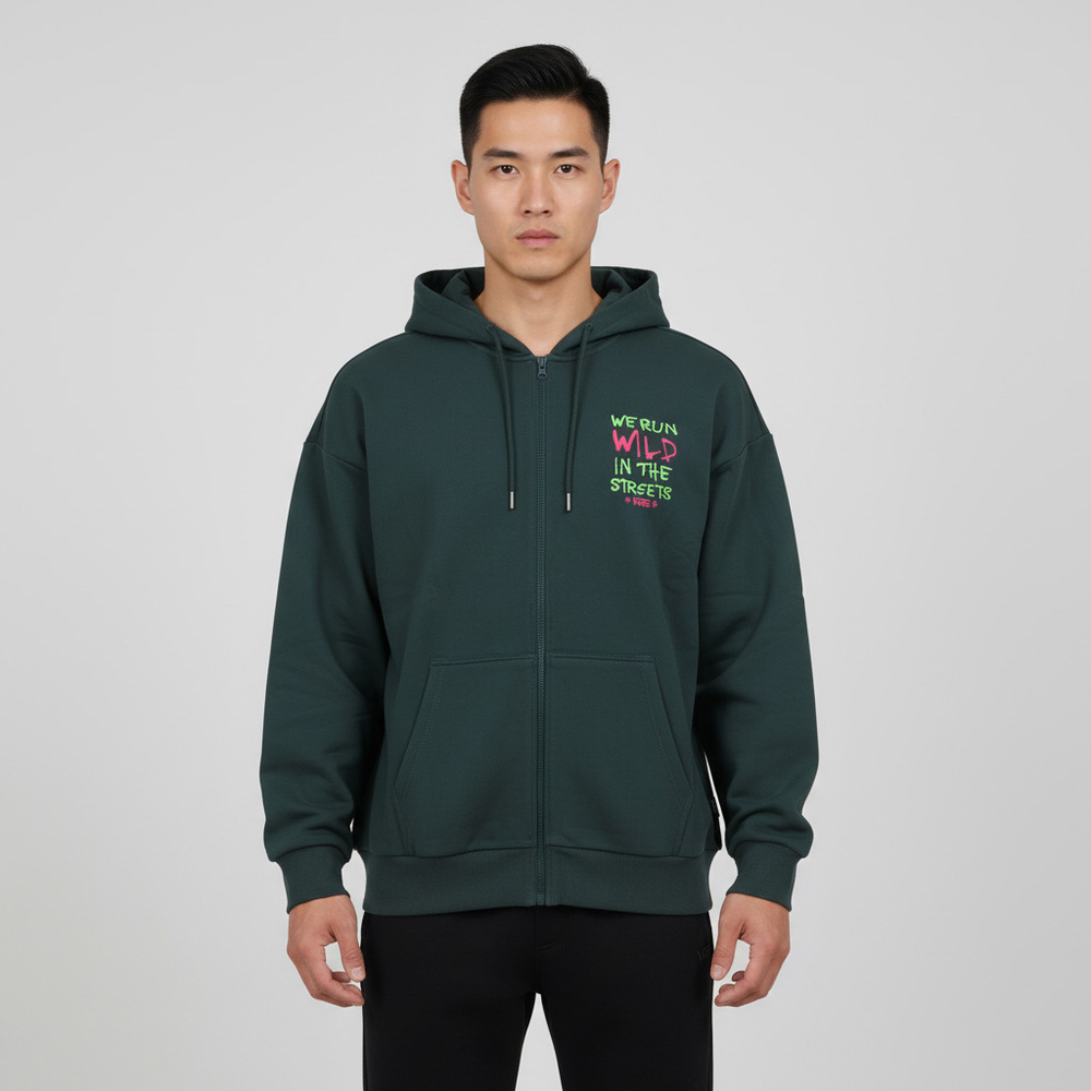 VANS范斯2026男子HORSE CNY ZIP HOODIE针织连帽卫衣VN000TJ0FRJ