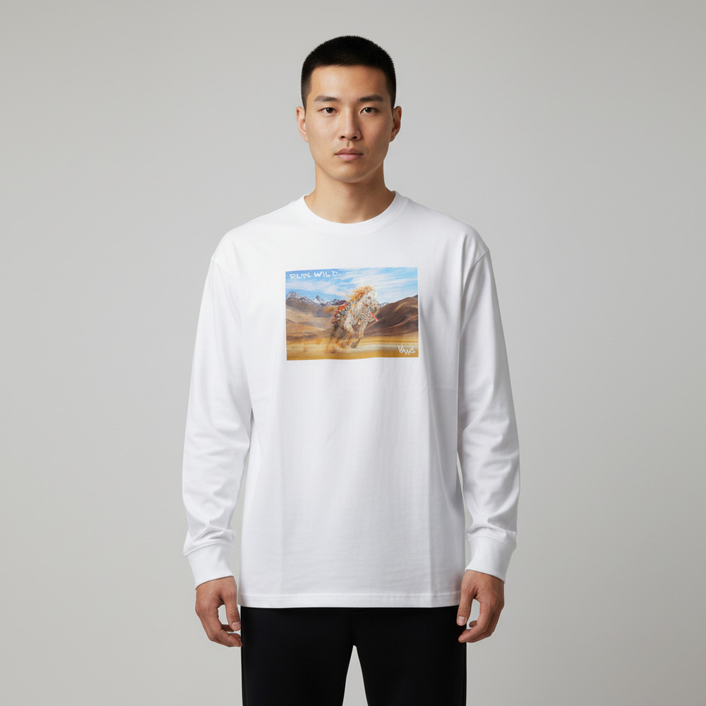 VANS范斯2026男子HORSE CNY LS TEE针织无领长TVN000TH5JVY