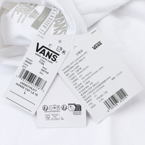 VANS范斯2026男子HORSE CNY LS TEE针织无领长TVN000TH5JVY