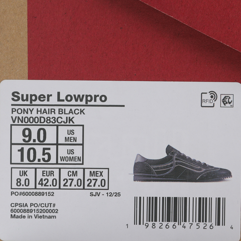 VANS范斯2026中性Super LowproCLVN000D83CJK