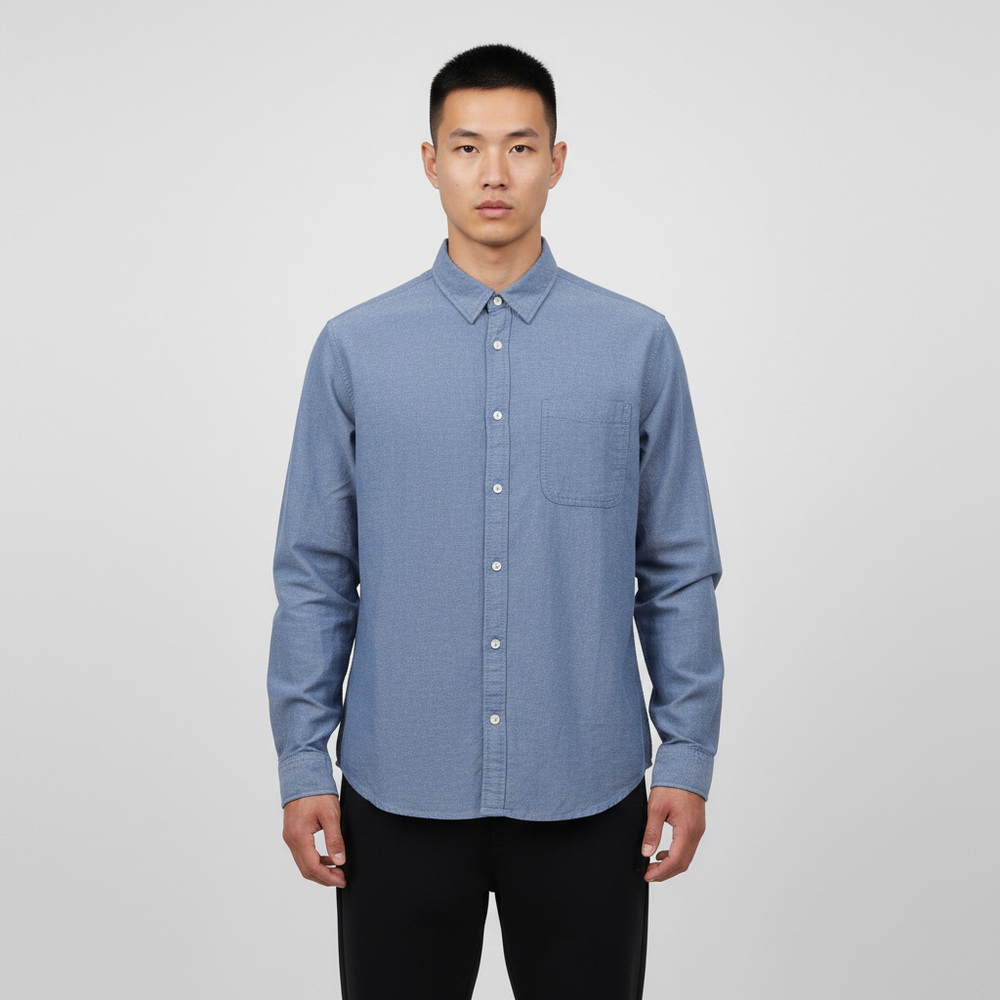 VANS范斯2026男子Lawson Solid Oxford LS Shirt梭织长袖衬衫VN000TAE5TU