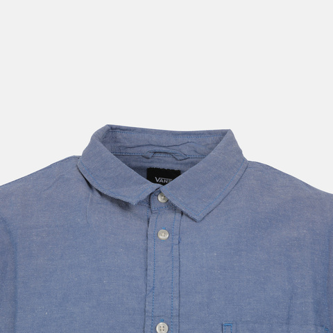 VANS范斯2026男子Lawson Solid Oxford LS Shirt梭织长袖衬衫VN000TAE5TU