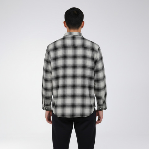 VANS范斯2026男子Lawson Plaid Flannel Shirt梭织长袖衬衫VN000TAJKIG