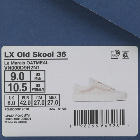 VANS范斯2026中性LX Old Skool 36CLVN000D9R2N1