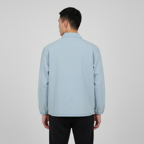 VANS范斯2026男子Denim Torrey Coaches Jacket梭织无帽外套VN000T7KTTJ